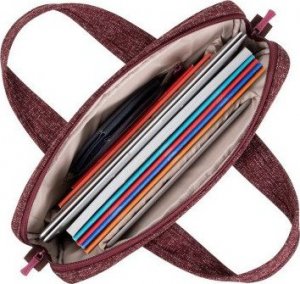 Torba RivaCase RIVACASE TORBA NA LAPTOP 13,3-14" ANVIK, CZERWONY BURGUND, Z MATERIAŁU WODOODPORNEGO 7