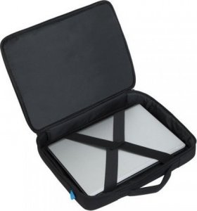 Torba RivaCase RIVACASE TORBA NA LAPTOP 16" REGENT, CLAMSHELL, CZARNA, POLIESTER, KIESZENIE NA SMARTFON, DOKUMENTY, WIZYTÓWKI I AKCESORIA 3