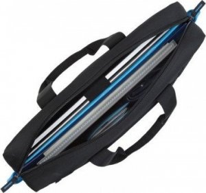 Torba RivaCase RIVACASE TORBA NA LAPTOP 16" REGENT, CZARNA, POLIESTER, KIESZENIE NA SMARTFON, DOKUMENTY, WIZYTÓWKI I AKCESORIA 4