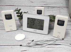 Stacja pogodowa JVD Termometr JVD T3364.1 trzy sondy 5