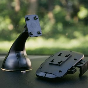 4kom.pl Uchwyt samochodowy Holder do auta Uniwersalny na szybę na telefon do 6.7 cali Czarny 10