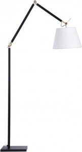 Lampa podłogowa Azzardo Podłogowa lampa stojąca Zyta do sypialni czarna biała 1