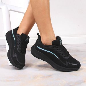 News Buty sportowe damskie na fitness czarne NEWS 36 1