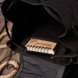 Paolo Peruzzi Plecak męski vintage PAOLO PERUZZI czarny GA408 11