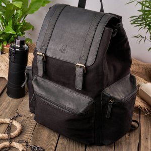 Paolo Peruzzi Plecak męski vintage PAOLO PERUZZI czarny GA408 3