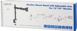 LogiLink Uchwyt biurowy na monitor 13" - 27" (BP0021) 3
