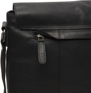 Torba Kemer Torba na ramię z miejscem na laptopa 15,4" Czarna 3