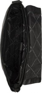 Torba Kemer Torba na ramię z miejscem na laptopa 15,4" Czarna 5