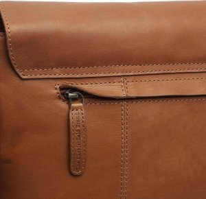 Torba Kemer Torba na ramię z miejscem na laptopa 15,4" Koniak 3