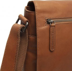 Torba Kemer Torba na ramię z miejscem na laptopa 15,4" Koniak 4