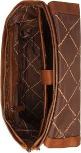 Torba Kemer Torba na ramię z miejscem na laptopa 15,4" Koniak 5