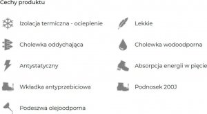 Zephyr ZEPHYR V004 S3 CI SRC - trzewik ocieplany, wodoodporny, bydlęca skóra, metalowy nosek i wkładka metalowa 38 3