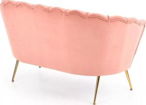 Elior Różowa dwuosobowa sofa muszelka - Vimero 4X 4