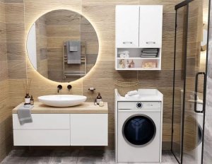 Elior Biały słupek pralniczy na pralkę i suszarkę - Ariana 11X 3