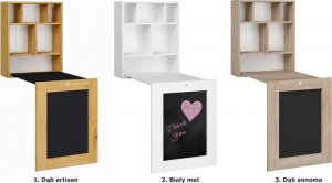 Biurko Elior Olsen Dąb Sonoma 60 cm x 90 cm 6