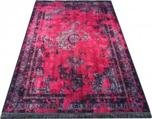 Profeos Czerwony dywan w stylu vintage - Fibio 80 x 150 cm 1