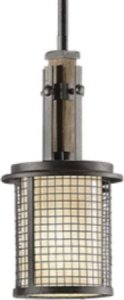 Lampa wisząca Copel Industrialna lampa wisząca CGIRWOODWIS brązowa do kuchni 1
