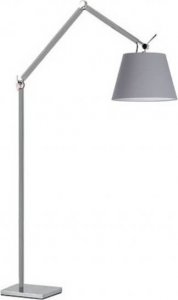 Lampa podłogowa Azzardo Regulowana lampa stojąca Zyta podłogowa aluminium szara 1