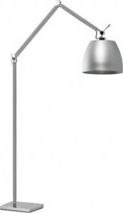 Lampa podłogowa Azzardo Metalowa lampa podłogowa Zyta loft do salonu aluminium 1