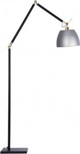Lampa podłogowa Azzardo Metalowa lampa nowoczesna Zyta podłogowa czarna aluminium 1