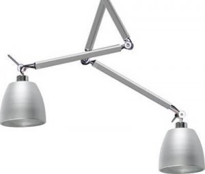 Lampa wisząca Azzardo Lampa wisząca Zyta z regulowanymi kloszami aluminium 1