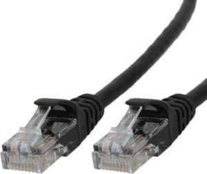 MicroConnect RJ-45/RJ-45 kat.6 U/UTP Czarny 15m (UTP615SBOOTED) 1