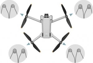 BRDRC ŚMIGŁA DO DRONA DJI MINI 3 PRO 16 SZTUK 6030F SILVER 5