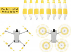 SunnyLife ŚMIGŁA DO DRONA DJI MINI 3 PRO 8 SZTUK 6030F YELLOW 2