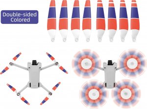 SunnyLife ŚMIGŁA DO DRONA DJI MINI 3 PRO 8 SZTUK 6030F KOLOROWE 2