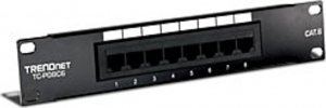 TRENDnet Patchpanel 8-Port Cat. 6 ungeschirmt (10" wide) - TC-P08C6 1