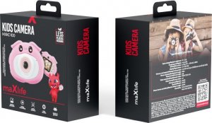 MaxLife  dziecięcy aparat cyfrowy z funkcją kamery MXKC-100 różowy 3