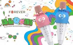 Mikrofon Forever Forever mikrofon z głośnikiem Bluetooth AMS-200 niebieski 5