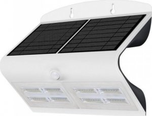 Kinkiet V-TAC Projektor Solarny 6.8W LED + Biały+Czarny V-TAC VT-767-7 4000K 800lm 1