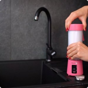 Blender kielichowy BlendyGo Blender BlendyGo2 bezprzewodowy Lawendowy 10