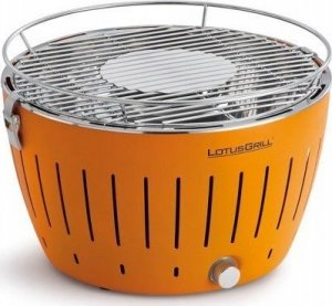 LotusGrill Grill ogrodowy Węglowy XL 40 cm x 40 cm pomarańczowy + pokrowiec 4