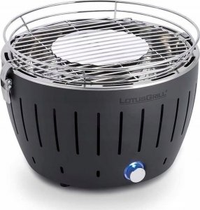 LotusGrill Grill turystyczny Węglowy Mini 26 cm x 26 cm antracyt + pokrowiec 2