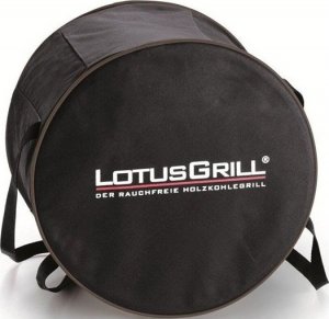 LotusGrill Grill turystyczny Węglowy Mini 26 cm x 26 cm zielony + pokrowiec 6