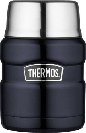 Thermos Termos na jedzenie z łyżką KING 0.5L Blue (THR123188) 1