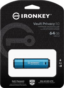 Pendrive Kingston IronKey Vault Privacy 50, 64 GB  (IKVP50/64GB) 6