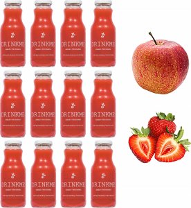 Sadvit 12x sok jabłko truskawka naturalny 100% 250ml 1