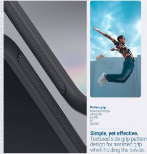 Spigen Etui Spigen Caseology Skyfall do iPhone 14 Czarny/Matter Black ACS05071 13