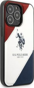 U.S. Polo Etui US Polo do iPhone 14 Pro Max 6,7" biały/white Tricolor Embossed 4