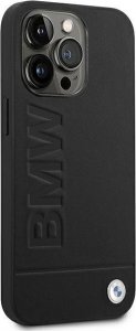 BMW Etui do iPhone 14 Pro Max 6,7 black/black Leather Stamp 3