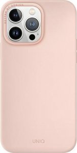 Uniq UNIQ etui Lino do iPhone 14 Pro 6,1" różowy/pink blush 1