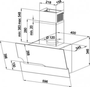 Okap MAAN Okap MAAN Zetka 2 60 czarny 2