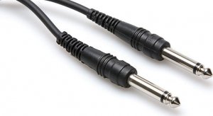 Kabel Hosa Jack 6.3mm  - Jack 6.3mm 3.05m czarny (CPP-110) 1