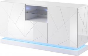 Cama Meble Oświetlenie komoda QIU 2D1K niebieskie 2