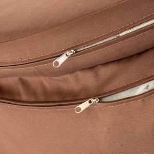 Majowo FOTEL OBROTOWY Z PODUSZKAMI BRĄZOWY 9