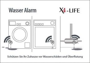 X4-Tech X4-LIFE Security Wasser-Alarm - 701332 2