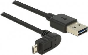 Kabel USB Delock USB-A - microUSB 2 m Czarny (83853) 1
